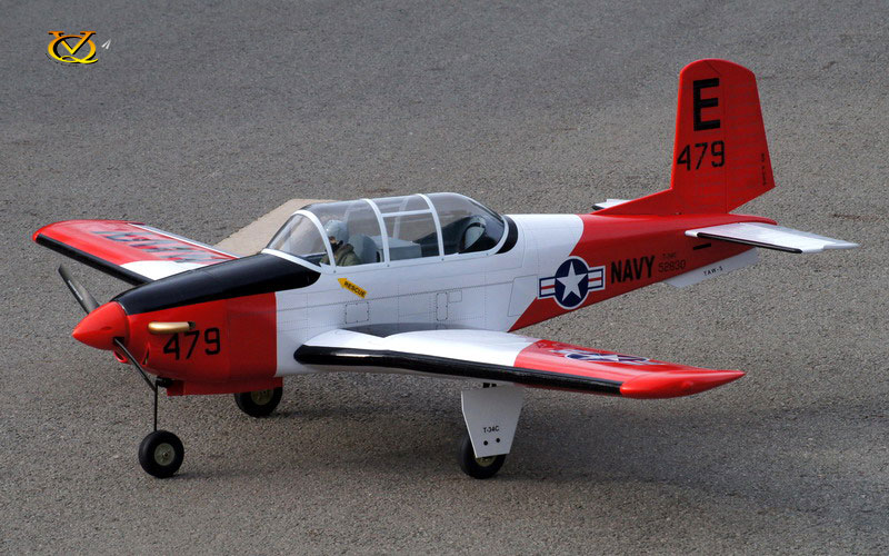 UC Musciano : T-34 MENTOR 49"ws 1/8 Scale for .40-.60ci Model Airplane Plans 